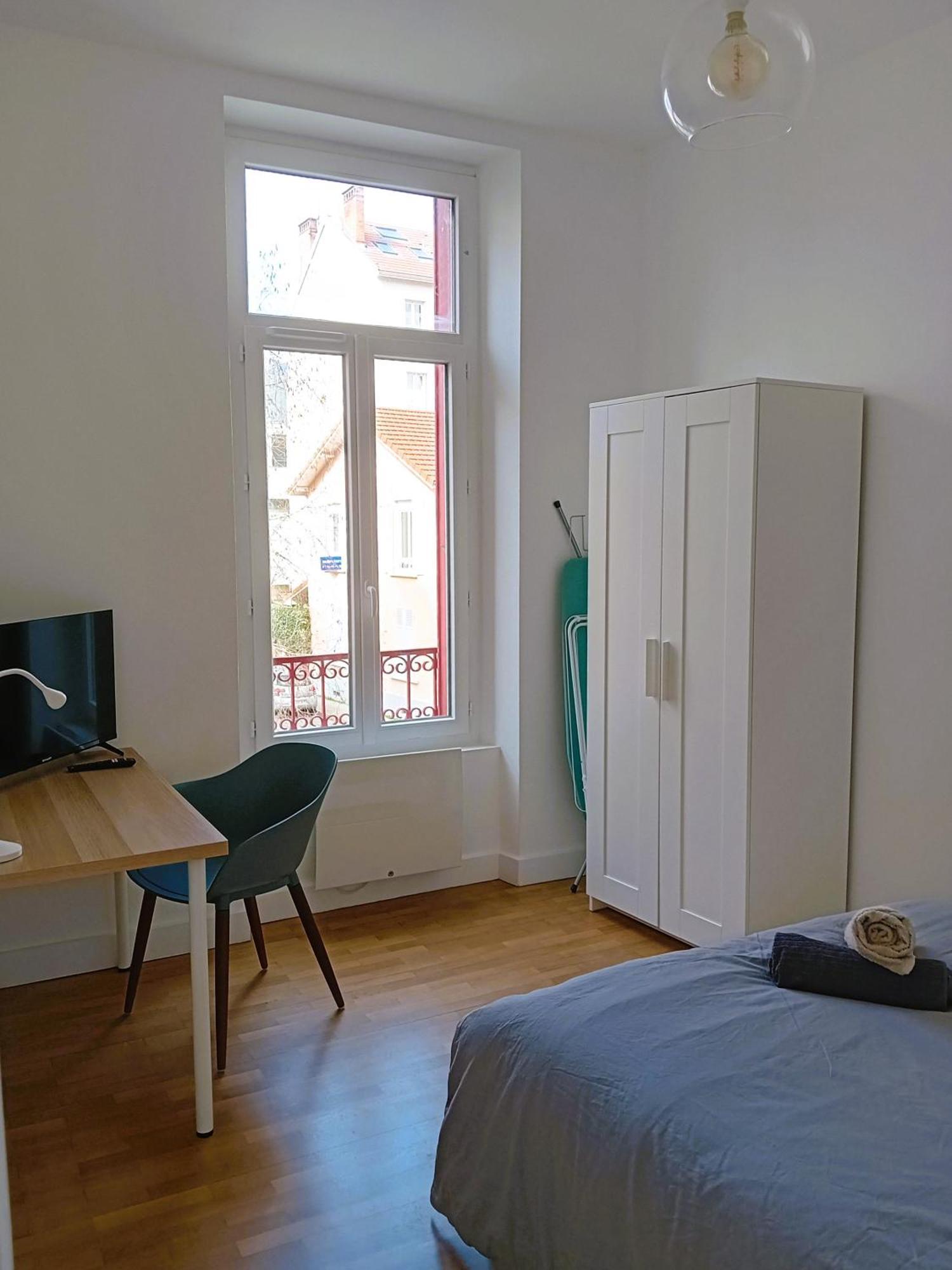 101 - Appart Renove Avec 1 Chambre Spacieuse - Tram Et Clinique Mutualiste A 1 Min 그르노블 객실 사진