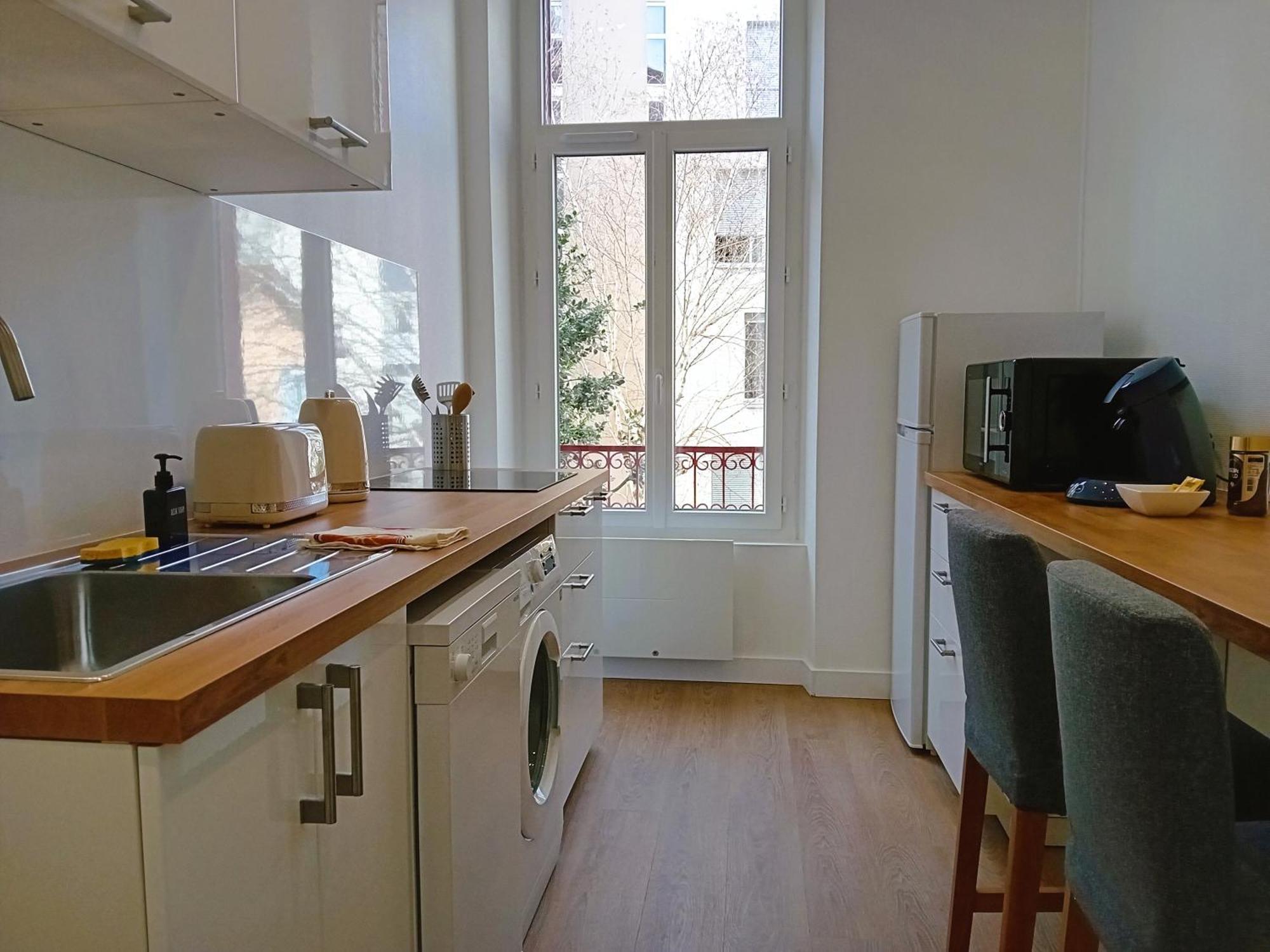 101 - Appart Renove Avec 1 Chambre Spacieuse - Tram Et Clinique Mutualiste A 1 Min 그르노블 외부 사진